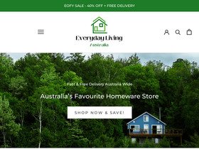 everydaylivingaustralia.com.au homepage screenshot
