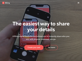 'blinq.me' screenshot