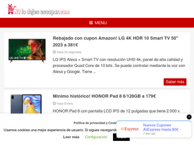 'nolodejesescapar.com' screenshot