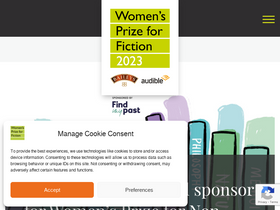 'womensprizeforfiction.co.uk' screenshot