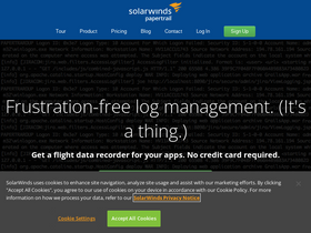 'papertrail.com' screenshot