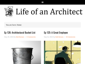 'lifeofanarchitect.com' screenshot