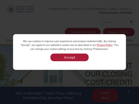 'ussfcu.org' screenshot