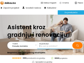 'daibau.ba' screenshot