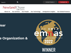 'newlandchase.com' screenshot