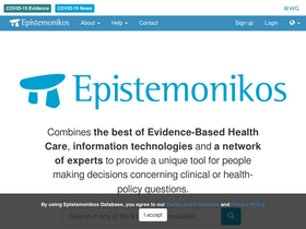 'epistemonikos.org' screenshot