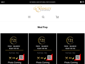 dstanleycatering.com homepage screenshot
