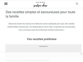 'ellemijotequelquechose.com' screenshot