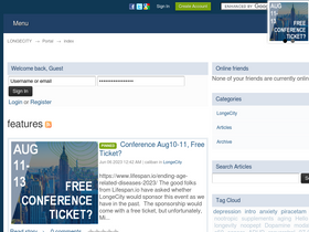 'longecity.org' screenshot