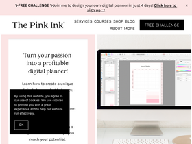 'the-pinkink.com' screenshot