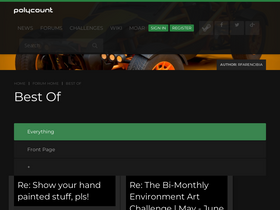 'polycount.com' screenshot