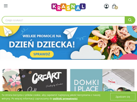 'krasnal.sklep.pl' screenshot