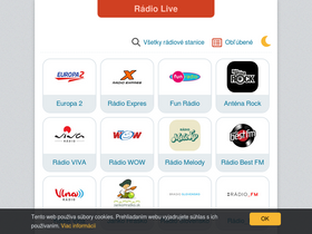 'radia-live.com' screenshot