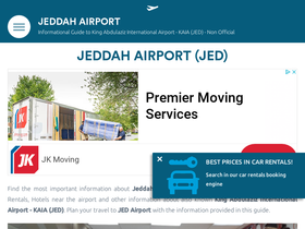 'jeddah-airport.com' screenshot