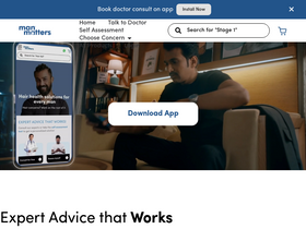 'manmatters.com' screenshot