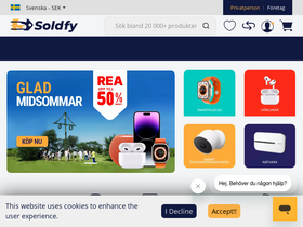 'soldfy.se' screenshot