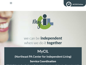 'mycil.org' screenshot