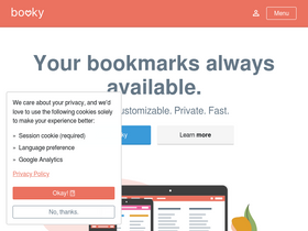 'booky.io' screenshot