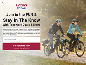 'landrys.com' screenshot