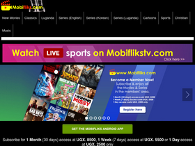 'mobifliks.com' screenshot