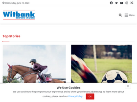 'witbanknews.co.za' screenshot