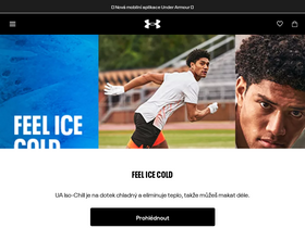 'underarmour.cz' screenshot