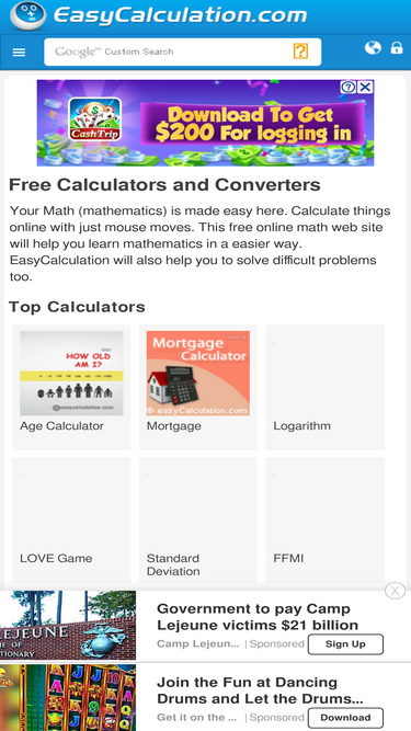 calculator.net Competitors - Top Sites Like calculator.net