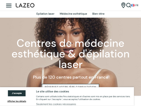 'lazeo.fr' screenshot