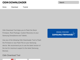 'odindownloader.com' screenshot