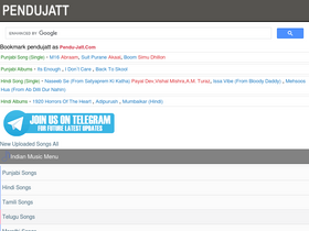 'pendujatt.net' screenshot