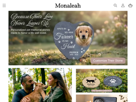 monaleahs.com homepage screenshot