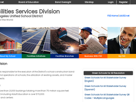 'laschools.org' screenshot