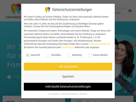 'casa-dentalis.de' screenshot