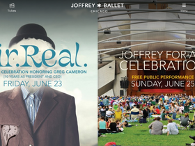 'joffrey.org' screenshot