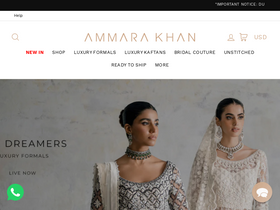 'ammarakhan.com' screenshot