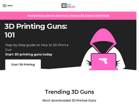 '3dgunbuilder.com' screenshot