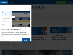 'kompas.id' screenshot