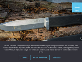 'fallkniven.se' screenshot