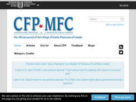 'cfp.ca' screenshot