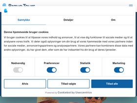 'bravotours.dk' screenshot