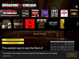 'broadwayinchicago.com' screenshot