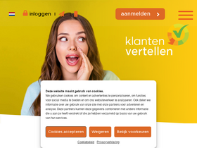 'klantenvertellen.nl' screenshot