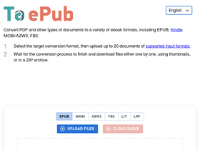 'toepub.com' screenshot