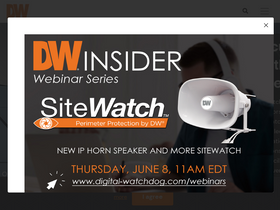 'digital-watchdog.com' screenshot