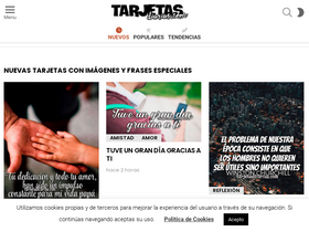 'tarjetasdiarias.com' screenshot