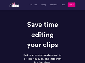 'joincombo.com' screenshot