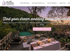 'myoverseaswedding.com' screenshot