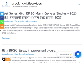 'crackingcivilservices.com' screenshot