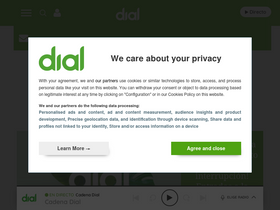 'cadenadial.com' screenshot