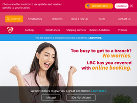 'lbcexpress.com' screenshot